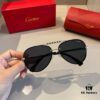 6931f4923a89a121ed5465eb Cartier Men's 1:1 High-End Aviator Sunglasses, Elegant and Luxurious with Minimalist Signature Logo on Temples