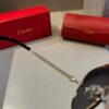 6931f4923a89a121ed5465ed Cartier Men's 1:1 High-End Aviator Sunglasses, Elegant and Luxurious with Minimalist Signature Logo on Temples