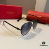 6931f4933a89a121ed546603 Cartier Men's High-End Oversized Aviator Sunglasses, 1:1 Replica of Official Website Version, Elegant and Luxurious Design with Minimalist Iconic Logo on Temples