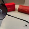 6931f4943a89a121ed54660c Cartier Men's High-End Oversized Aviator Sunglasses, 1:1 Replica of Official Website Version, Elegant and Luxurious Design with Minimalist Iconic Logo on Temples