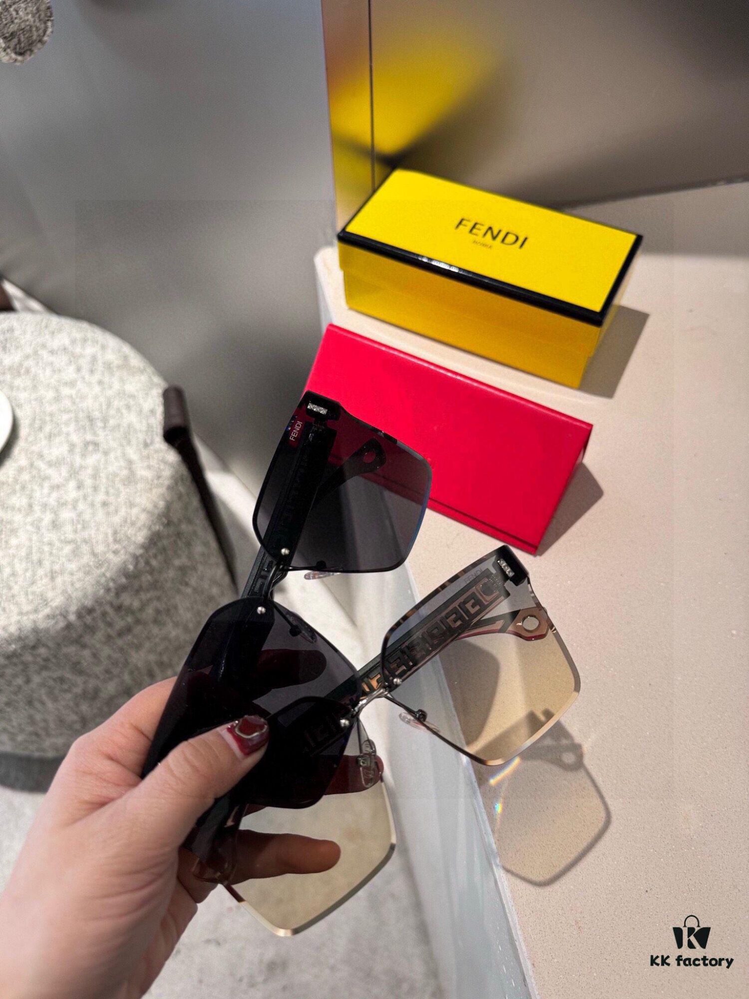 Fendi💌 Polarized Resin Sunglasses😎 New Style Chanel-Inspired Sun Glasses Reduce Glare🥰 Block Harmful Light and Radiation😊 Essential for Travel, Outings, and Stylish Outfits🌸 Suitable for Driving Too🧐 Brand Philosophy - Trends Come and Go, but Style Remains Eternal🥳 6115 Eyewear Sunglasses