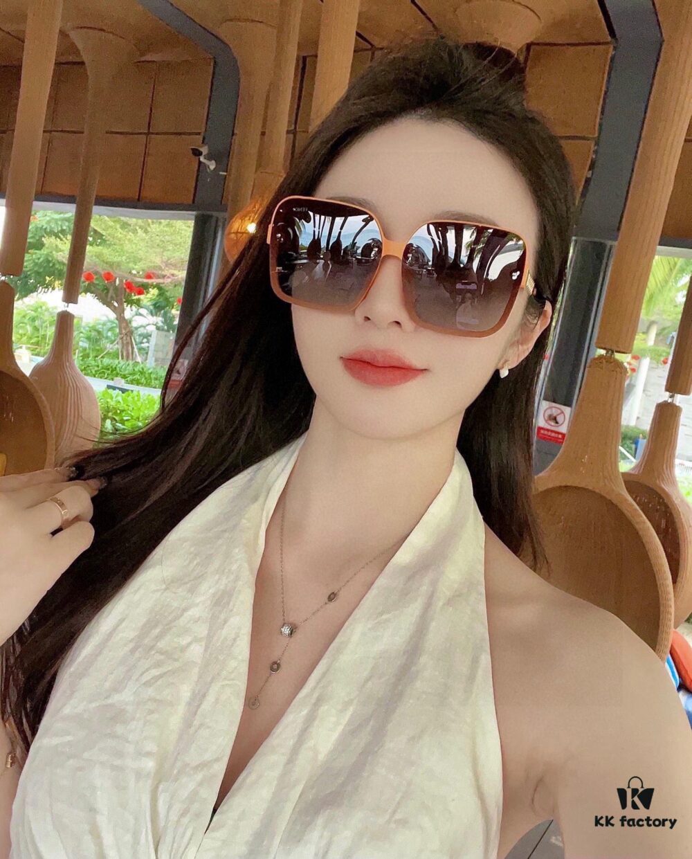6931f4a33a89a121ed5466e4 Fendi Women's Polarized Sunglasses 🕶️ Fashionable Face-Framing Luxury Style Trendy Look Live Recommendation (6071) Eyewear Sunglasses