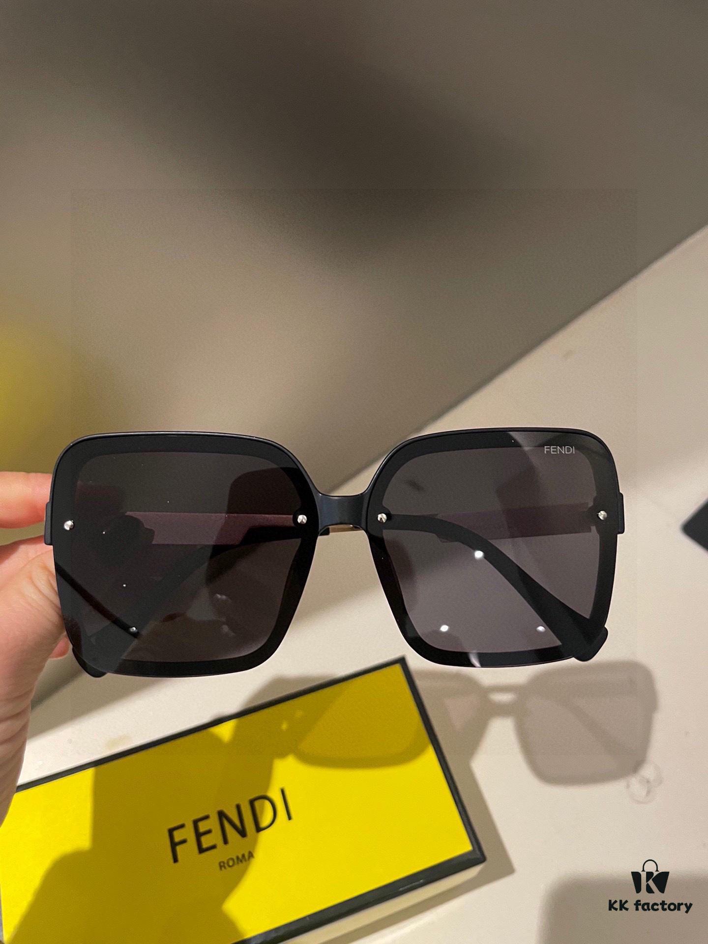 6931f4a33a89a121ed5466e8 Fendi Women's Polarized Sunglasses 🕶️ Fashionable Face-Framing Luxury Style Trendy Look Live Recommendation (6071) Eyewear Sunglasses