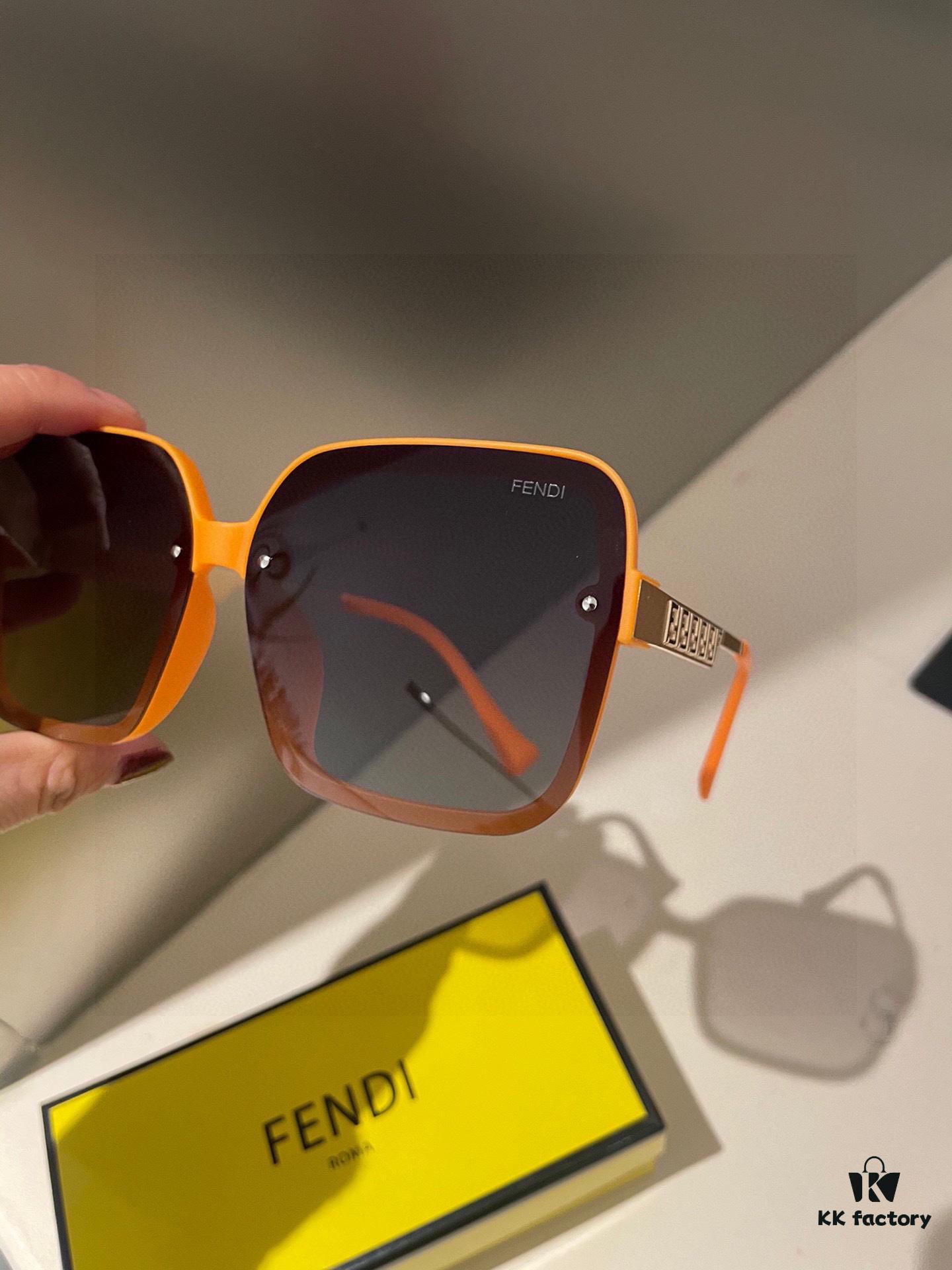 6931f4a43a89a121ed5466ec Fendi Women's Polarized Sunglasses 🕶️ Fashionable Face-Framing Luxury Style Trendy Look Live Recommendation (6071) Eyewear Sunglasses