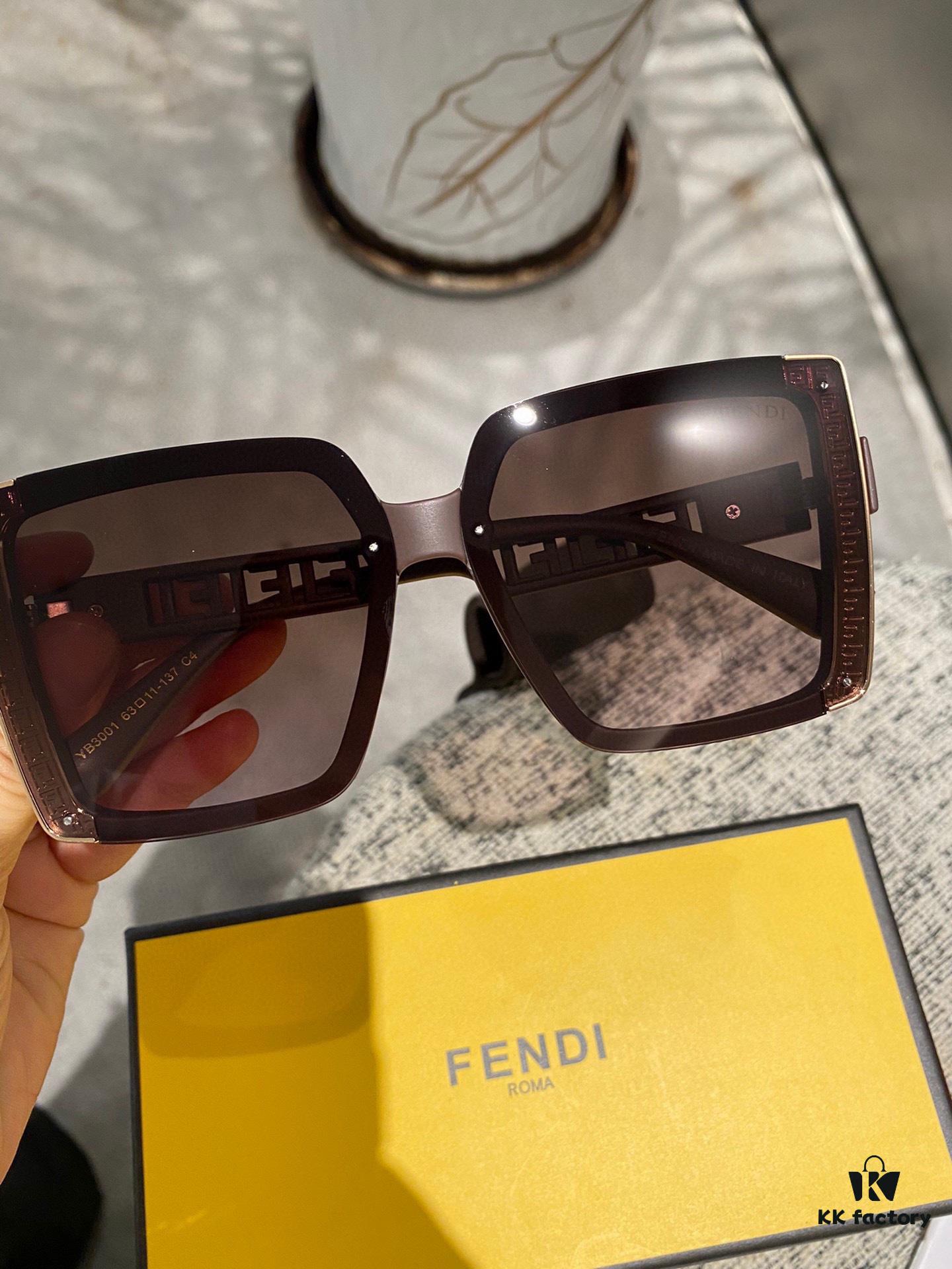 Fendi💌 Polarized Resin Sunglasses😎 New Style Chanel-Inspired Shades to Reduce Glare🥰 Block Harmful and Radiation Rays😊 Essential Fashion Accessory for Travel and Outfits🌸 Also Ideal for Driving🧐 Brand Philosophy - Trends Come and Go, but Style Remains Eternal🥳 6115 Eyewear Sunglasses