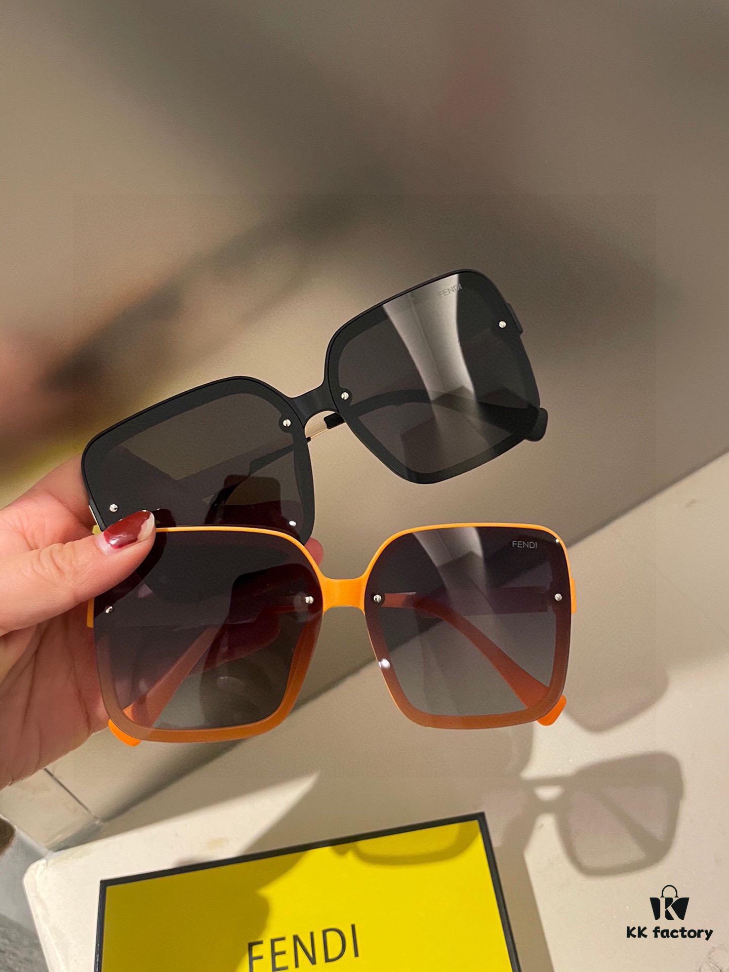 6931f4ad3a89a121ed546779 Fendi Women's Polarized Sunglasses 🕶️ Fashionable Face-Framing Designer Style Recommended Live Streaming Model (6071) Eyewear