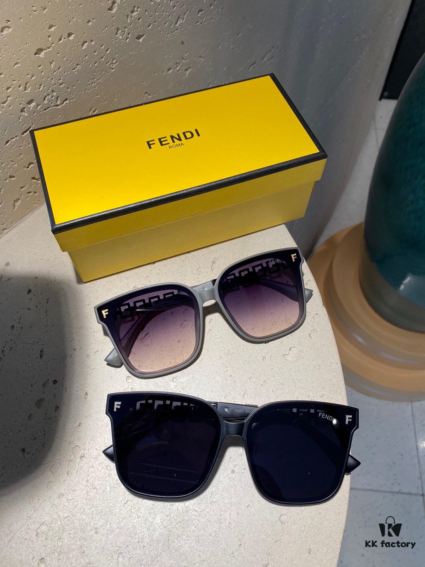 6931f4b73a89a121ed546812 Fendi Polarized Metal Women's Sunglasses