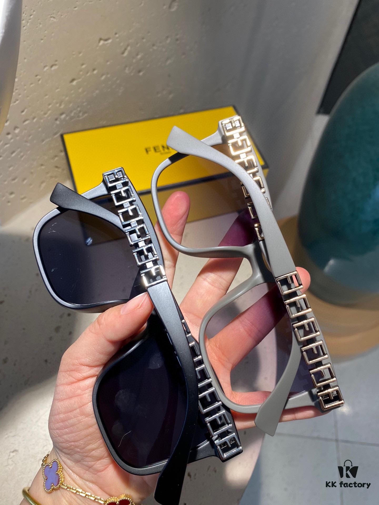 6931f4b73a89a121ed546813 Fendi Polarized Metal Women's Sunglasses