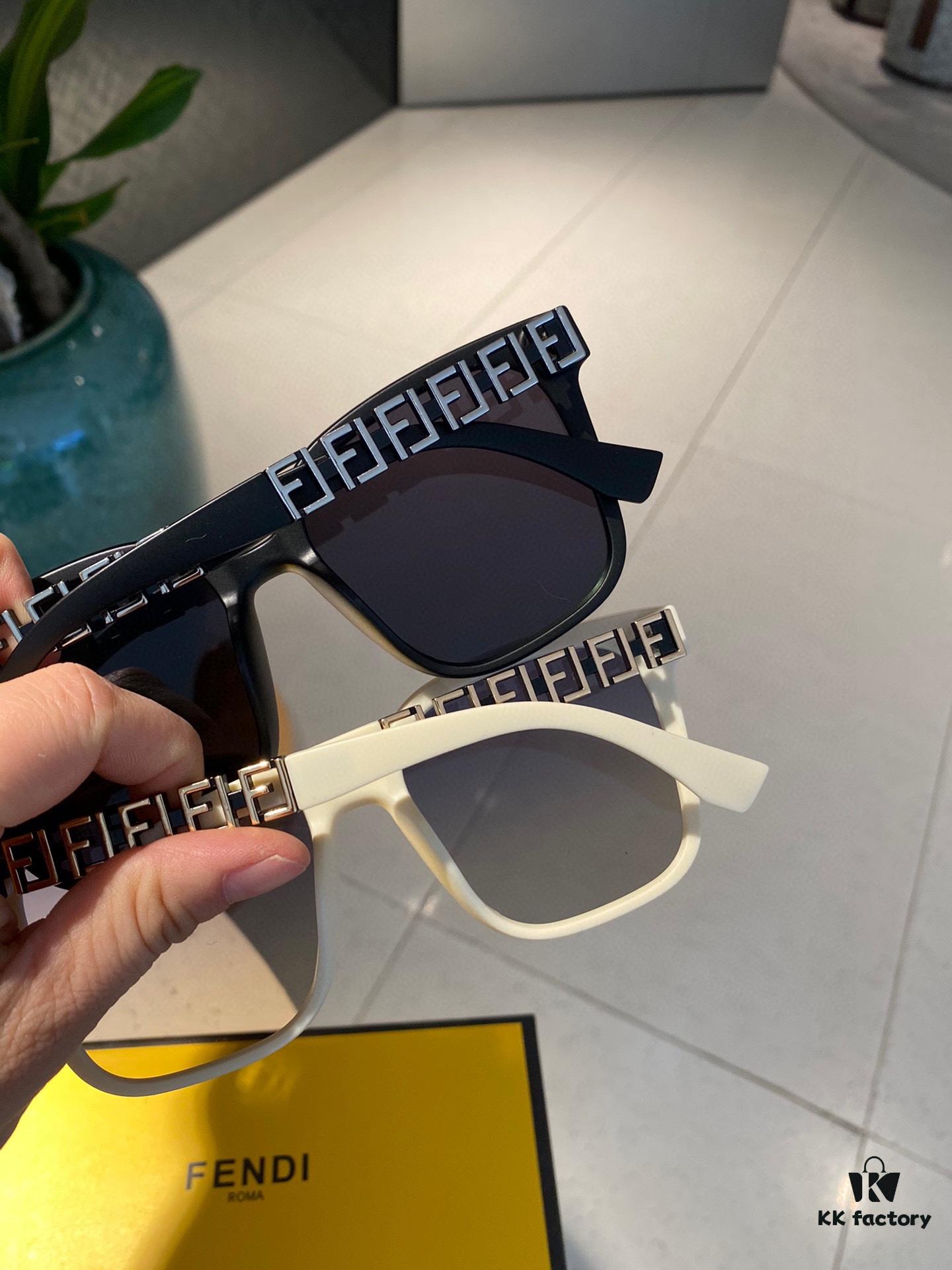6931f4b83a89a121ed54681b Fendi Polarized Metal Women's Sunglasses