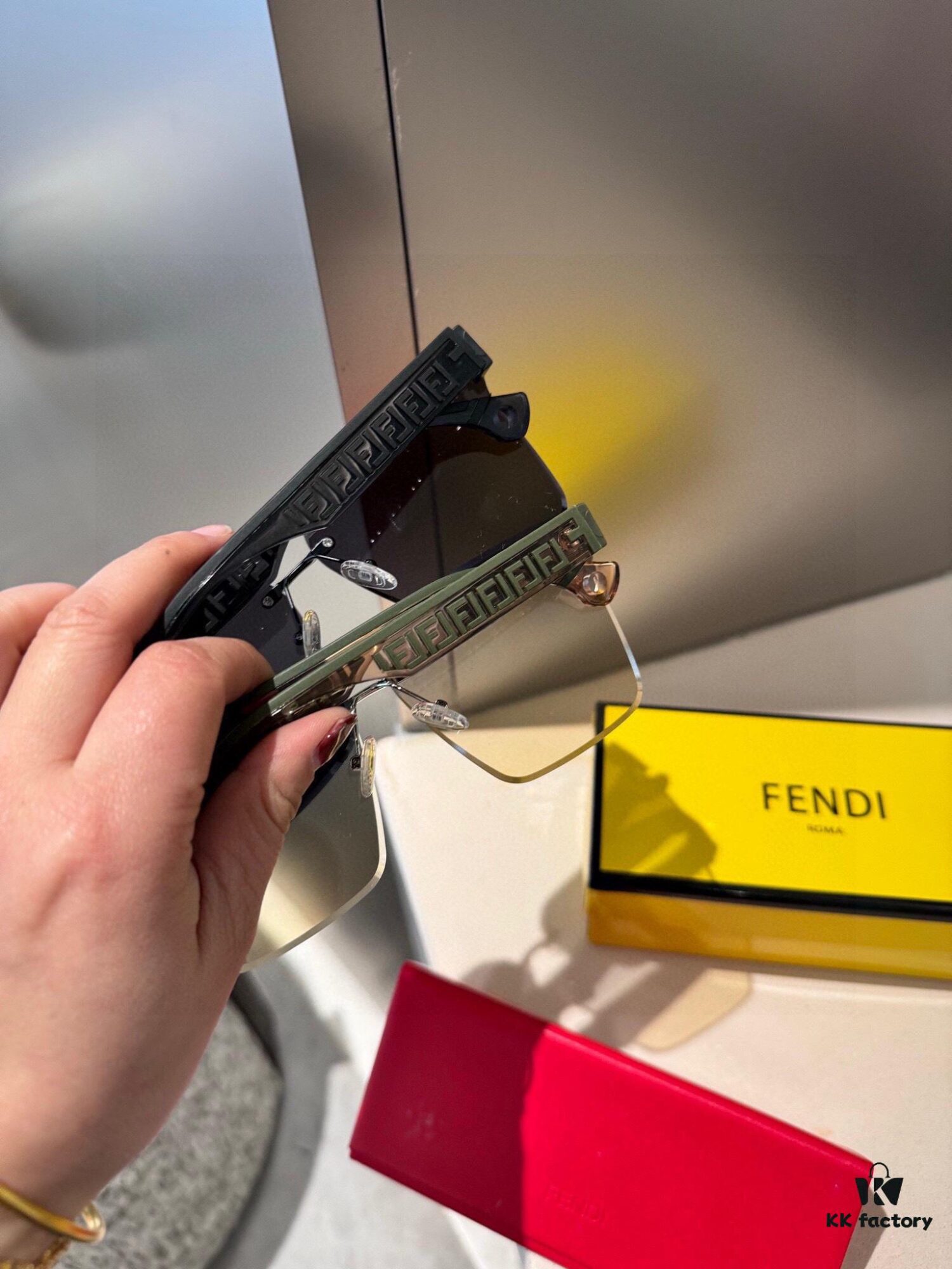 6931f4b93a89a121ed546836 Fendi Postaloy Polarized Sunglasses 😎 New Style Chic Sun Glasses to Reduce Glare, Block Harmful Radiation, Perfect for Travel and Daily Wear 🌸 Ideal for Driving Too 🧐 Brand Philosophy - Trends Fade, Style Remains 🥳 6115 Eyewear