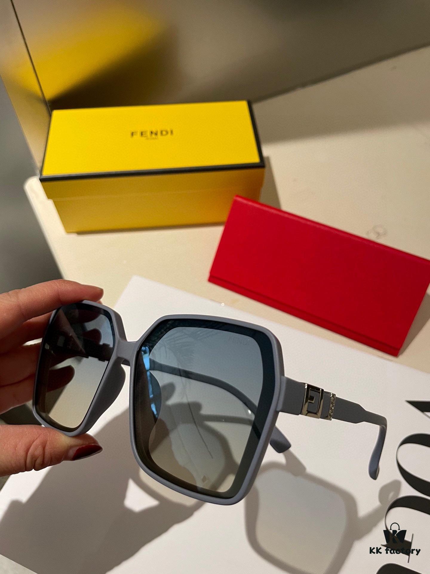 6931f4bc3a89a121ed546864 Fendi Women's Polarized Sunglasses 🕶️ Fashionable Face-Framing Designer Style Trendy Sunglasses Live-Stream Recommended Model (6109)