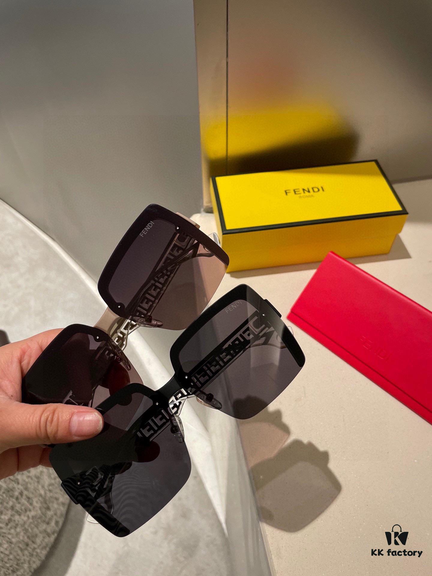 6931f4c13a89a121ed5468a7 Fendi Women's High-Definition Thickened Nylon Sunglasses (Nylon Collection) 🕶️ - High-Quality TR-90 Frames, Stylish and Versatile!