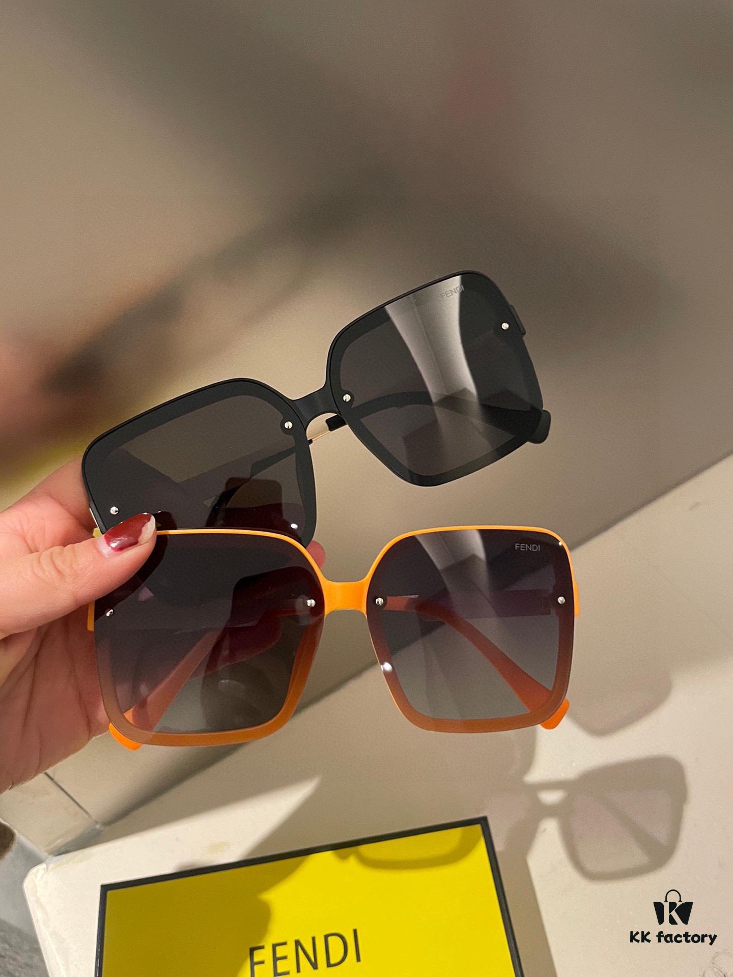 6931f4c43a89a121ed5468d1 Fendi Women's Polarized Sunglasses 🕶️ Fashionable Face-Framing Designer Style Popular Live Stream Recommendation (6071) Eyewear