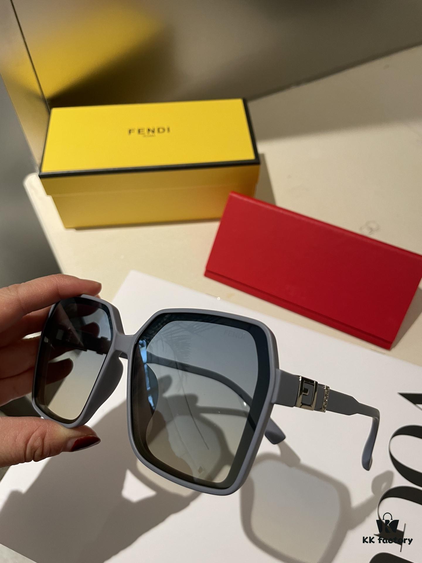 6931f4d53a89a121ed5469d0 Fendi Women's Polarized Sunglasses 🕶️ Fashionable Face-Framing Designer Style, Trendy Look, Live Stream Recommended Model (6109) Eyewear