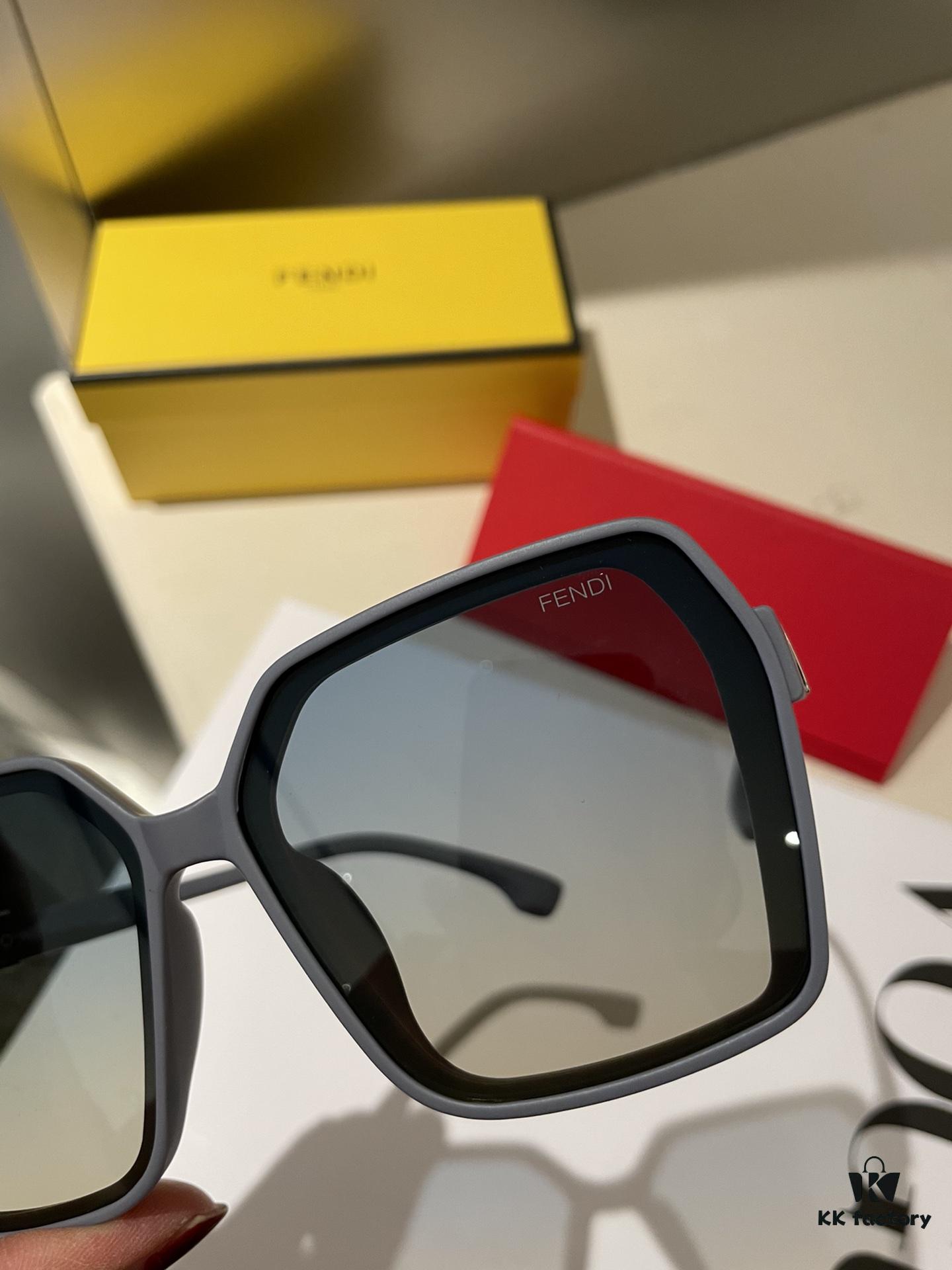 6931f4d53a89a121ed5469d1 Fendi Women's Polarized Sunglasses 🕶️ Fashionable Face-Framing Designer Style, Trendy Look, Live Stream Recommended Model (6109) Eyewear