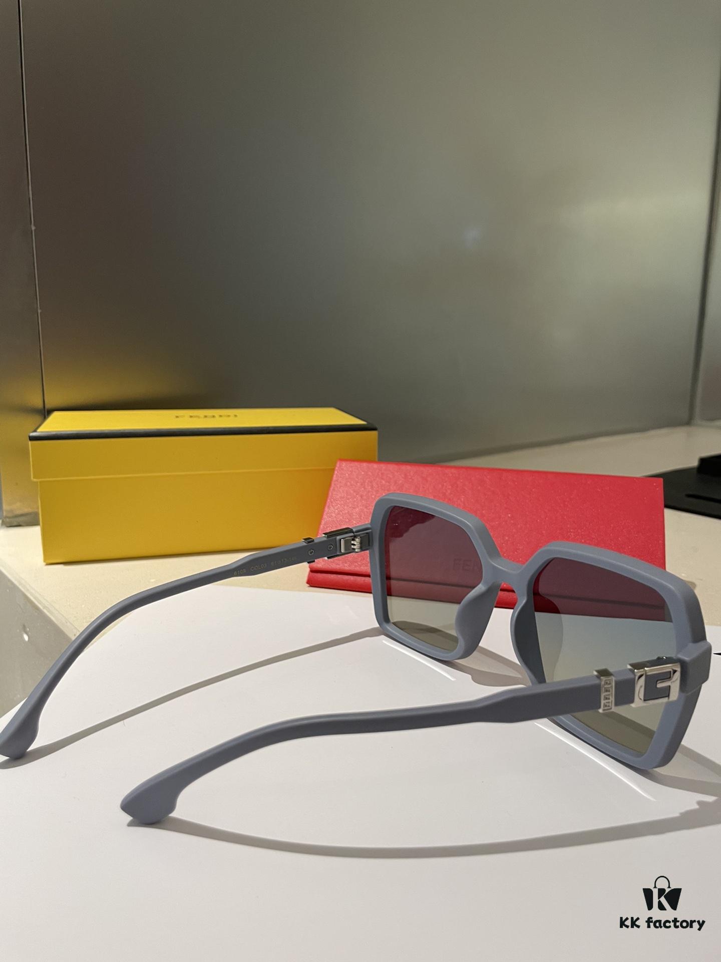 6931f4d53a89a121ed5469d2 Fendi Women's Polarized Sunglasses 🕶️ Fashionable Face-Framing Designer Style, Trendy Look, Live Stream Recommended Model (6109) Eyewear