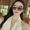 6931f4dd3a89a121ed546a4c Fendi Women's Polarized Sunglasses 🕶️ Fashionable Face-Framing Designer Style Recommended in Live Stream (6071)
