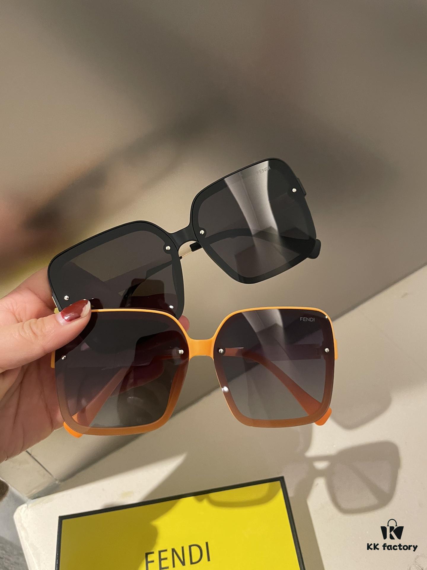 6931f4dd3a89a121ed546a4e Fendi Women's Polarized Sunglasses 🕶️ Fashionable Face-Framing Designer Style Recommended in Live Stream (6071)