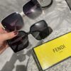 Fendi Women's Polarized Sunglasses 🕶️ Fashionable Face-Framing Luxury Style Trendy Look Live Stream Recommended Model (6071)