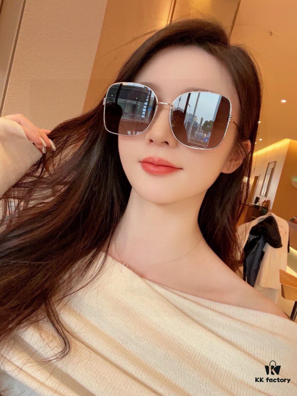 6931f4eb3a89a121ed546b1b High-Definition Gucci Nylon Polarized Sunglasses for Women