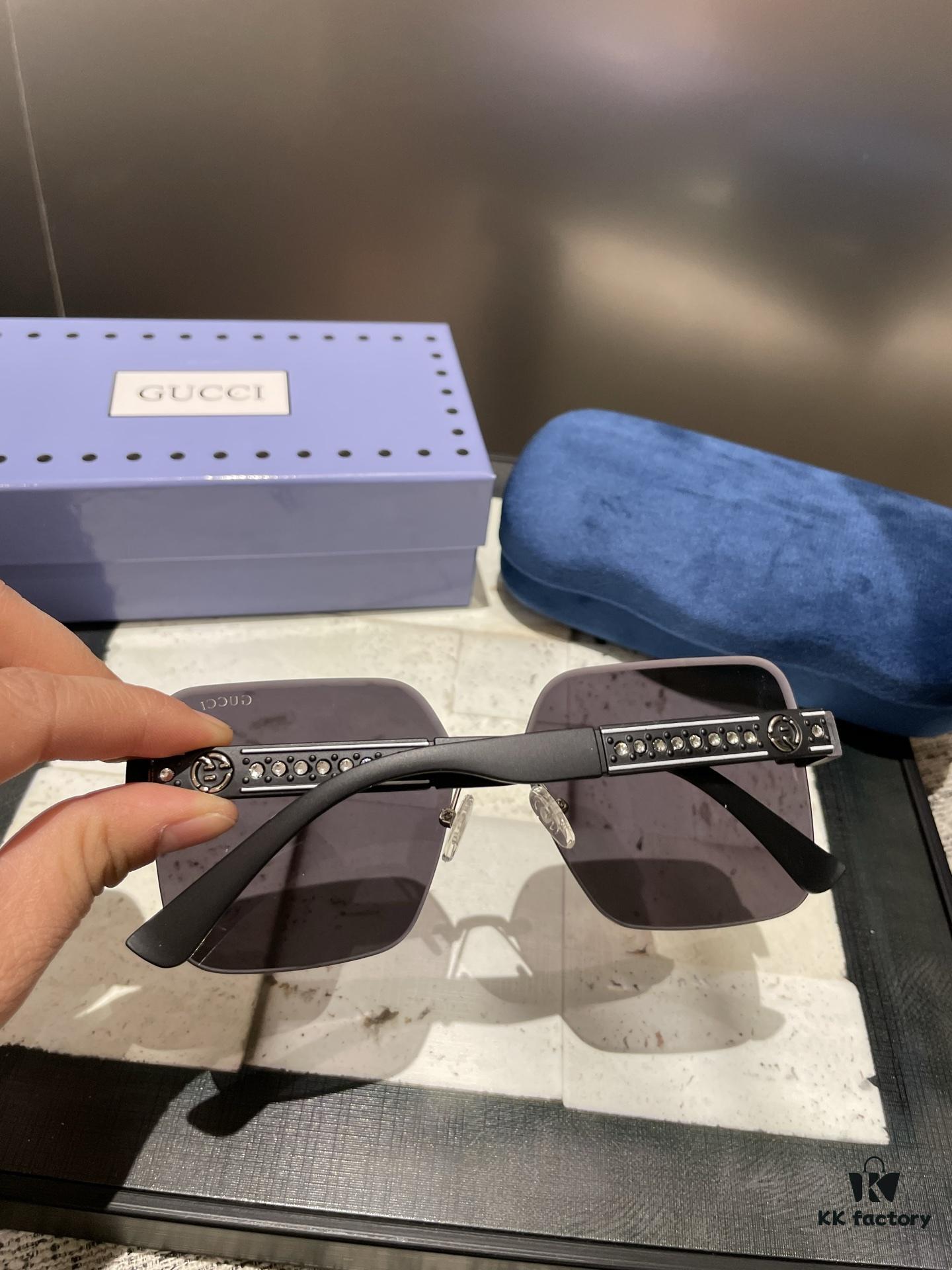 Gucci Polarized Metal Women's Sunglasses