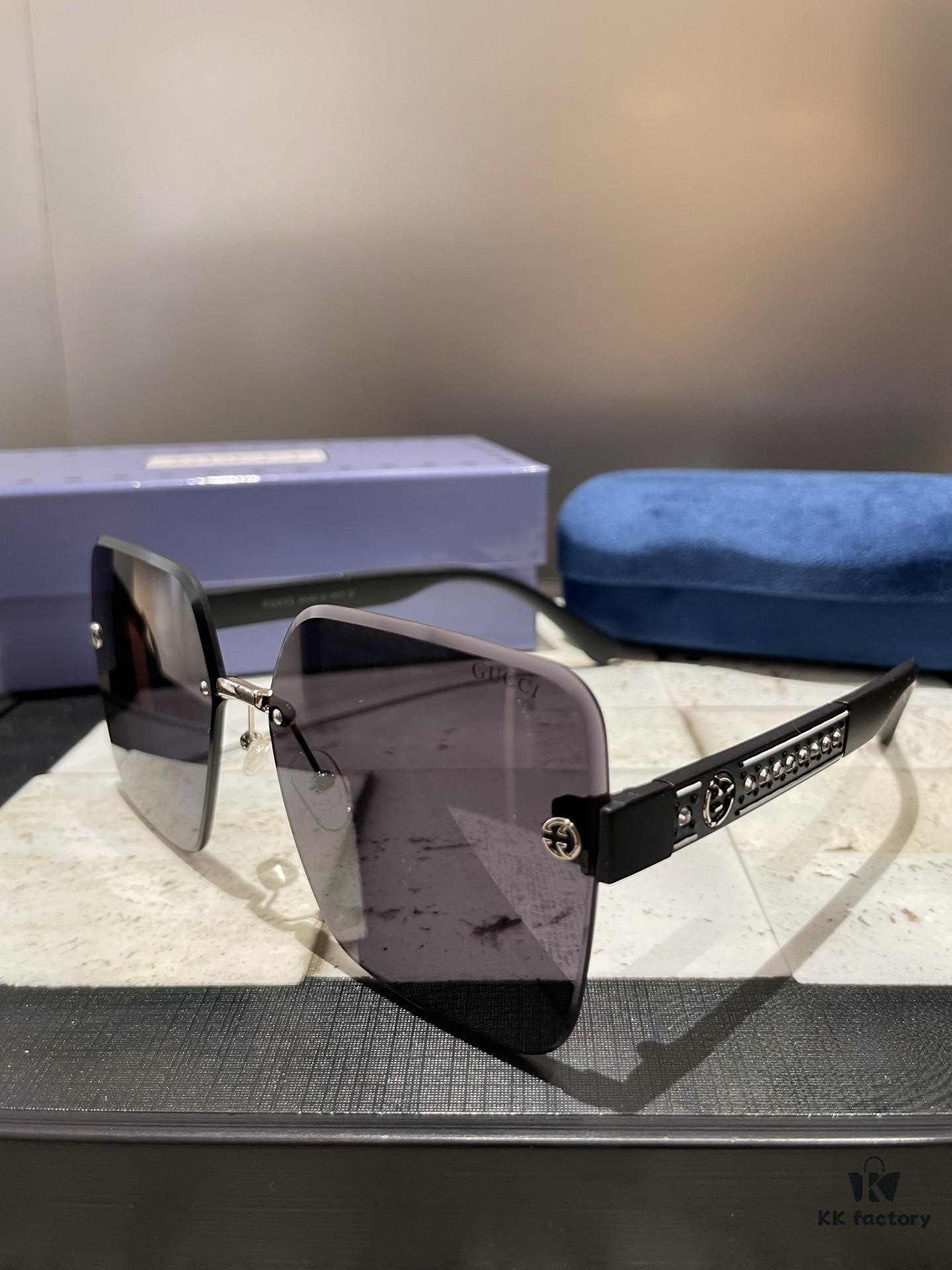 Gucci Polarized Metal Women's Sunglasses