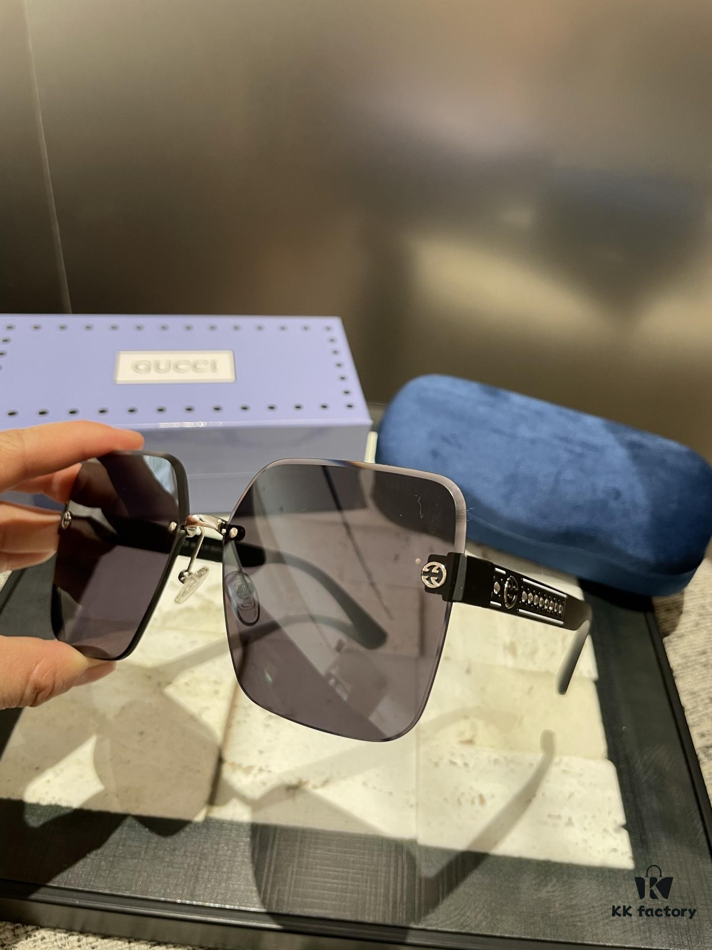 Gucci Polarized Metal Women's Sunglasses