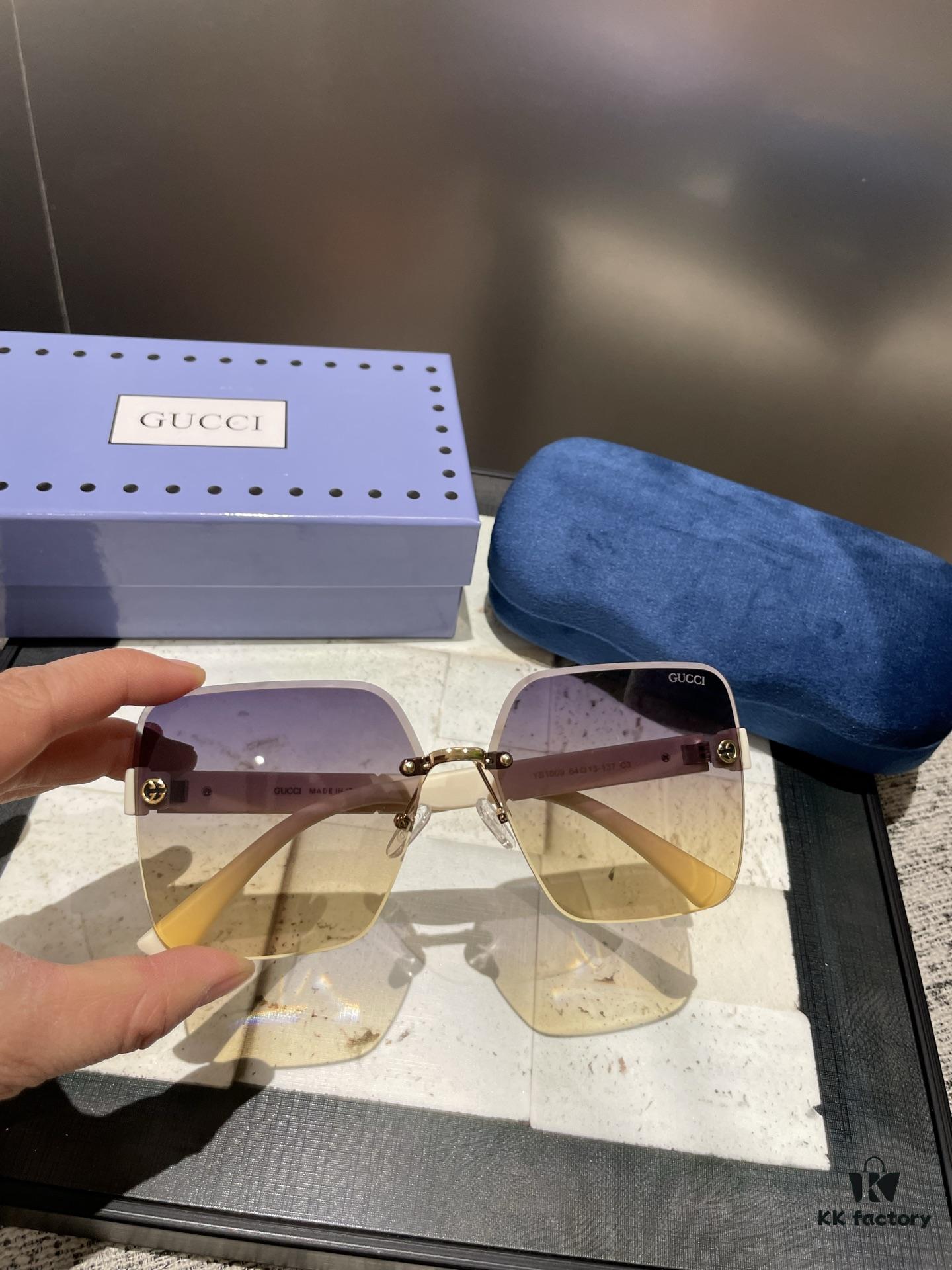 6931f4f53a89a121ed546b9c Gucci Polarized Metal Women's Sunglasses