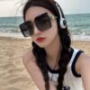 Dior Polarized Resin Sunglasses 😎 New Style Little Chic Sun Protection Glasses, Reducing Glare and Blocking Harmful Radiation 🥰 Essential Fashion Accessory for Travel and Outfits 🌸 Suitable for Driving 🧐 Brand Philosophy - Trends Come and Go, but Style Remains Eternal 🥳