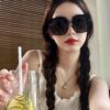 Dior Polarized Resin Sunglasses, New Small Chic Style, Reduces Glare, Blocks Harmful Radiation, Essential for Travel and Daily Wear