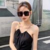 6931f5003a89a121ed546c3d Dior Women's Oversized Sunglasses with HD Polarized Lenses, Slimming and Face-Framing, Fashionable and Trendy, Influencer Live-Streaming Hit (7819)