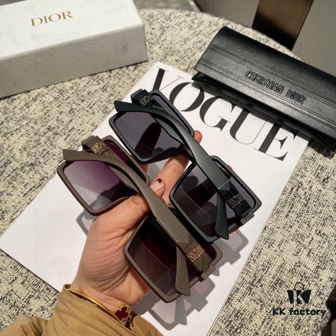 6931f5003a89a121ed546c3f Dior Women's Oversized Sunglasses with HD Polarized Lenses, Slimming and Face-Framing, Fashionable and Trendy, Influencer Live-Streaming Hit (7819)