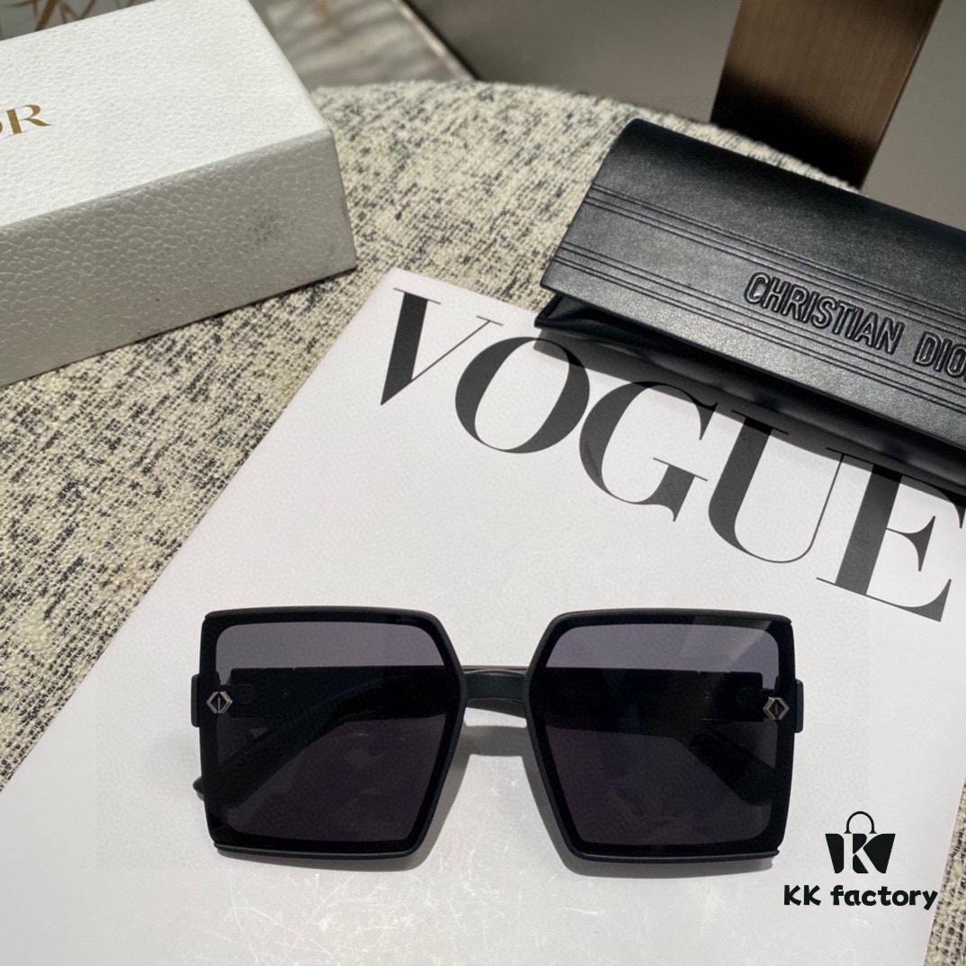 6931f5003a89a121ed546c40 Dior Women's Oversized Sunglasses with HD Polarized Lenses, Slimming and Face-Framing, Fashionable and Trendy, Influencer Live-Streaming Hit (7819)