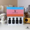 6931f5063a89a121ed546c6b Louis Vuitton LV Black Bottle Limited Edition Travel Set of Four 30ml x 4 with Sprayers, Including Night Fire, Floating Shadow, Saabo Rose, Pure Oud