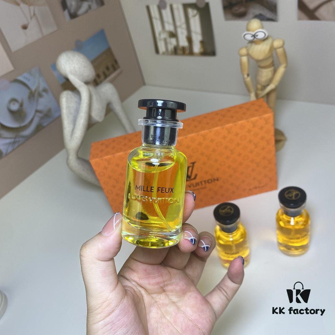 6931f5093a89a121ed546c99 Louis Vuitton Travel Set of 4 Mini Perfumes 30ml×4 with Spray Heads, Including: Rose des Vents, L'Immensité, Sur la Route, Briller