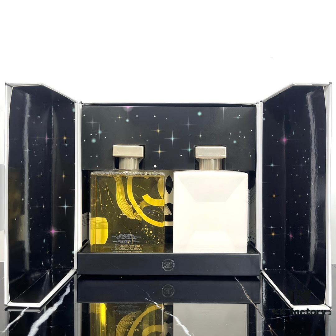 6931f5163a89a121ed546d03 Chanel Gabrielle Shower Fragrance Two-Piece Set! Includes: Body Lotion 200ml, Shower Gel 200ml