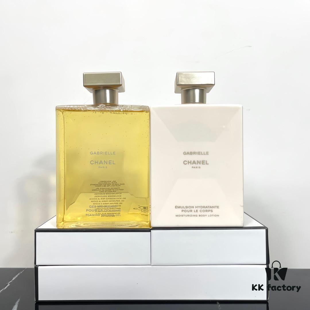 6931f5163a89a121ed546d04 Chanel Gabrielle Shower Fragrance Two-Piece Set! Includes: Body Lotion 200ml, Shower Gel 200ml