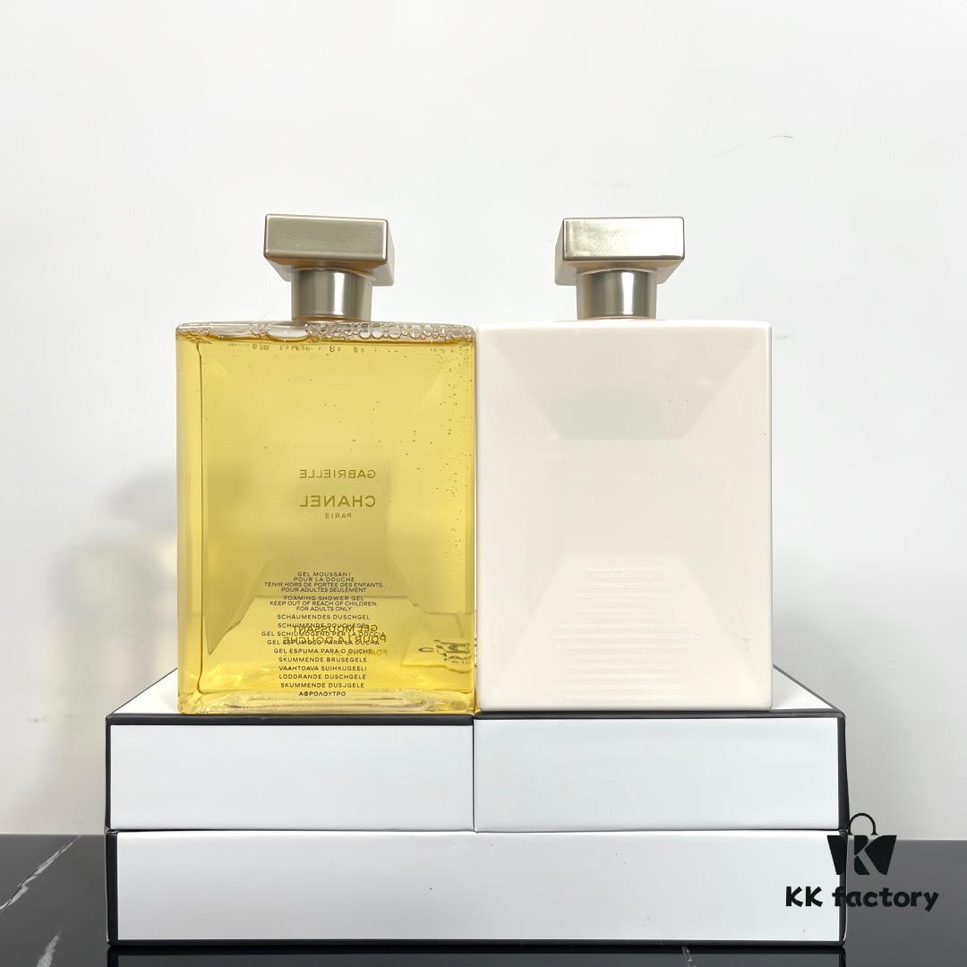 6931f5163a89a121ed546d05 Chanel Gabrielle Shower Fragrance Two-Piece Set! Includes: Body Lotion 200ml, Shower Gel 200ml