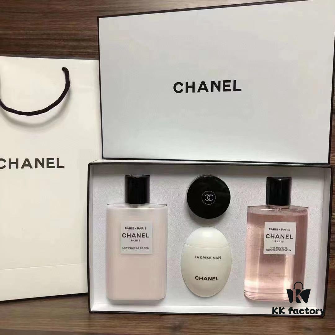 6931f5223a89a121ed546d96 Chanel Paris Body Fragrance Four-Piece Set