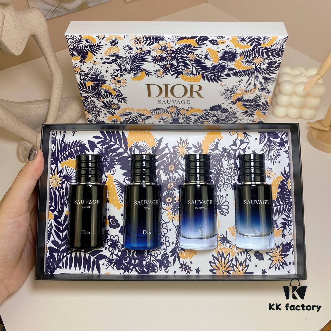 6931f5343a89a121ed546e9e Free Shipping Dior Sauvage 30ml x 4 Set (Sample Pack of 4 with Atomizers) Including Eau de Toilette, Eau de Parfum, Parfum, and Privée Edition