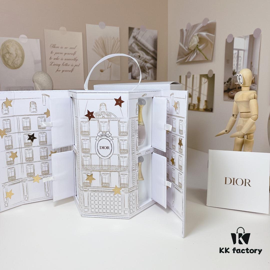 6931f53f3a89a121ed546f2c Free Shipping Dior J'adore Perfume Gift Set, Castle of Dreams J'adore Collection 4-Piece Set, Christmas Birthday Gift Box for Women, Includes Official Store Tote Bag
