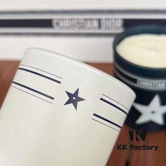 New Dior Mini Perfumed Candle Set of 3, Featuring the Iconic Star Pattern