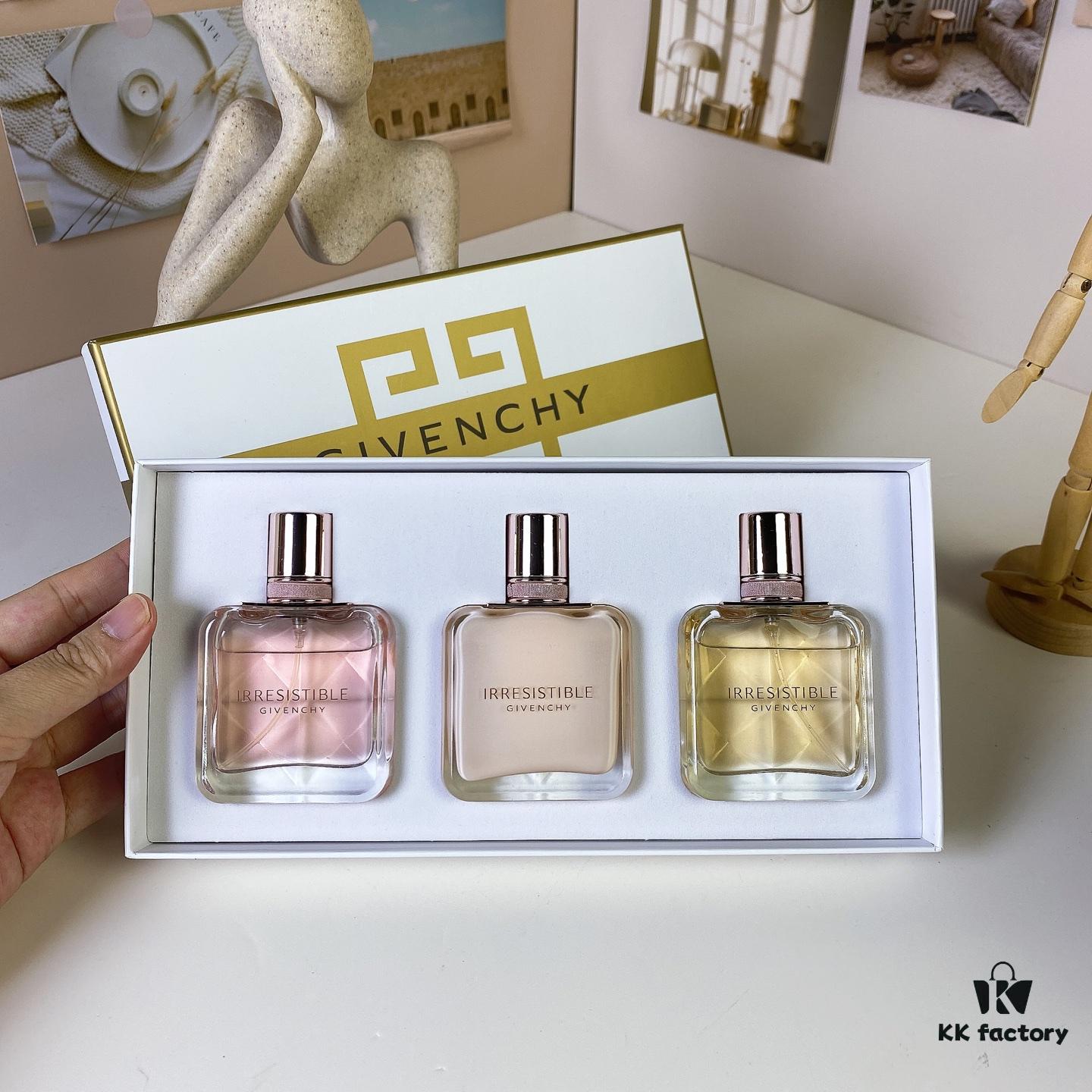 6931f5473a89a121ed546f9e Givenchy L'Interdit Eau de Toilette Mini Set for Women 30ml×3 with Spray Caps, Includes: L'Interdit Eau de Toilette, Rose L'Interdit Eau de Toilette, L'Interdit Intense Eau de Parfum