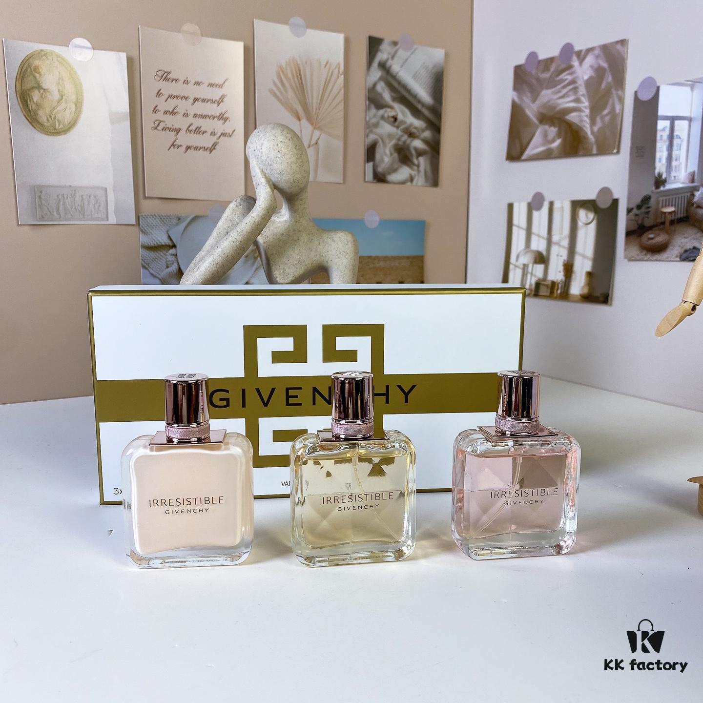 6931f5473a89a121ed546f9f Givenchy L'Interdit Eau de Toilette Mini Set for Women 30ml×3 with Spray Caps, Includes: L'Interdit Eau de Toilette, Rose L'Interdit Eau de Toilette, L'Interdit Intense Eau de Parfum