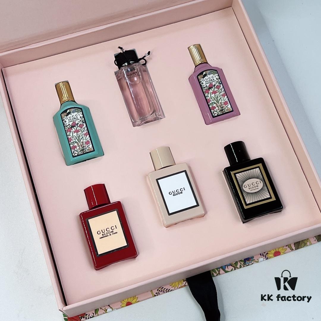 6931f5573a89a121ed547063 Free Shipping Gucci Garden Luxury Perfume Sample Set of 6! Scents: Anekke Gardenia, Anekke Jasmine, Bloom Gardenia, Flora Pink, Rouge Flora, Bloom Ambre