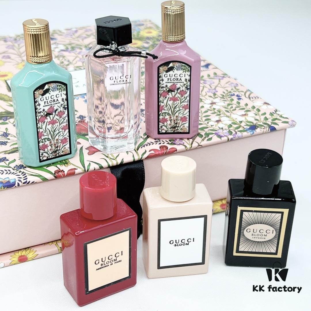 6931f5573a89a121ed547065 Free Shipping Gucci Garden Luxury Perfume Sample Set of 6! Scents: Anekke Gardenia, Anekke Jasmine, Bloom Gardenia, Flora Pink, Rouge Flora, Bloom Ambre
