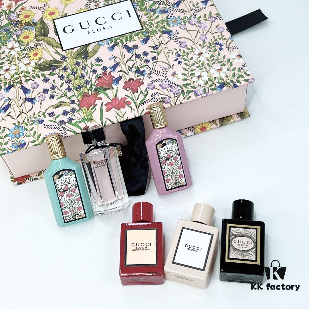 6931f5573a89a121ed547066 Free Shipping Gucci Garden Luxury Perfume Sample Set of 6! Scents: Anekke Gardenia, Anekke Jasmine, Bloom Gardenia, Flora Pink, Rouge Flora, Bloom Ambre