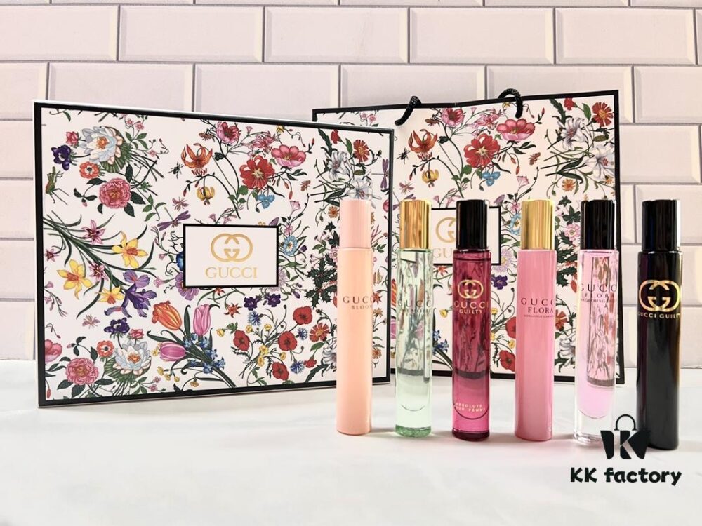 6931f5573a89a121ed547068 Free Shipping Gucci Rollerball 7.4ML Six-Piece Set with Gift Bag
