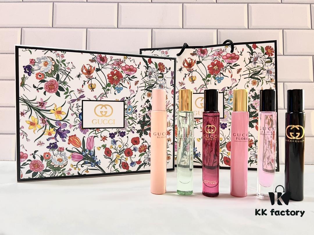 6931f5573a89a121ed547068 Free Shipping Gucci Rollerball 7.4ML Six-Piece Set with Gift Bag