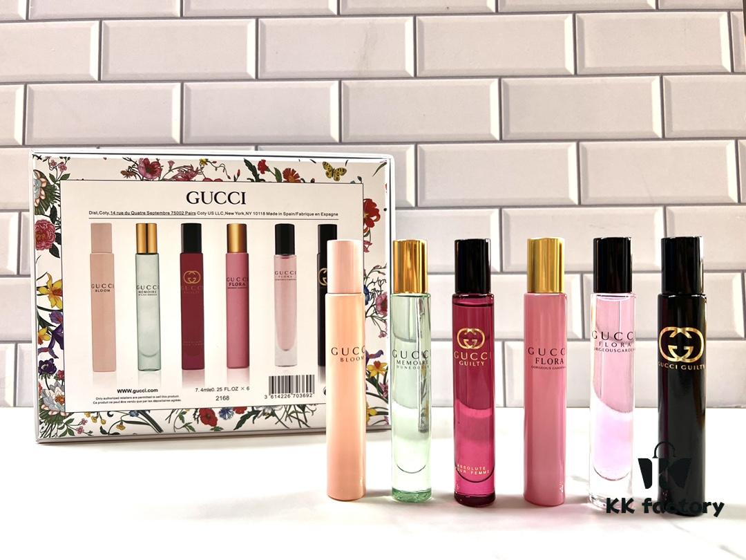 6931f5573a89a121ed547069 Free Shipping Gucci Rollerball 7.4ML Six-Piece Set with Gift Bag